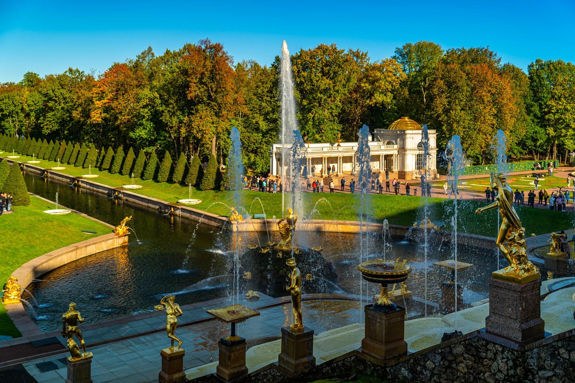 ⚡ Петергоф: Парк фонтанов + возвращение на метеоре (ГРУППОВАЯ)